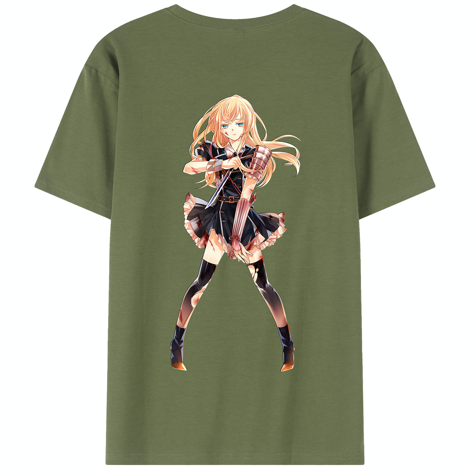 （画像用） 刀剣乱舞 Touken Ranbu 綿100％半袖Tシャツ（背面プリント）